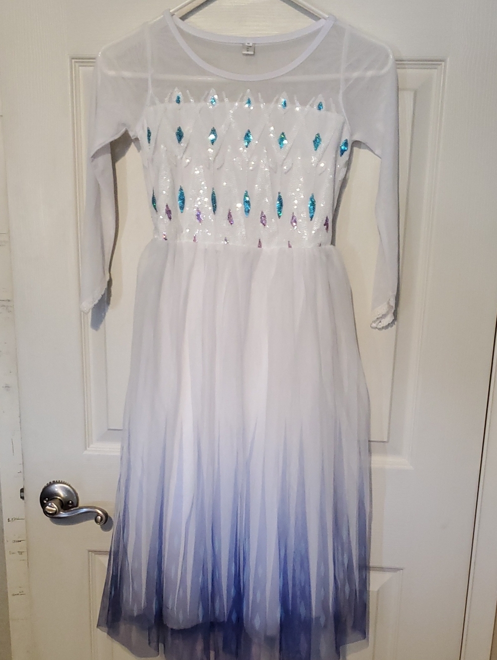 Trish Scully Elsa Ombre Sequin Tulle Girls Dress/costume